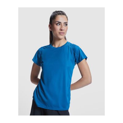 ALBANIA - Camiseta técnica entallada de manga corta ranglán para mujer