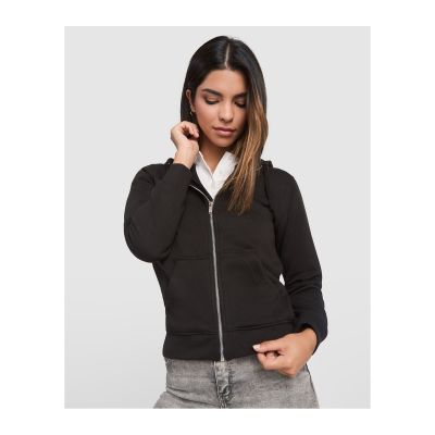 MUNCIE - Sudadera de mujer con capucha forrada a tono