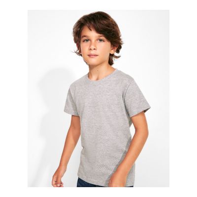 ANNISTON KIDS - Camiseta de manga corta de cuello redondo doble con elastano