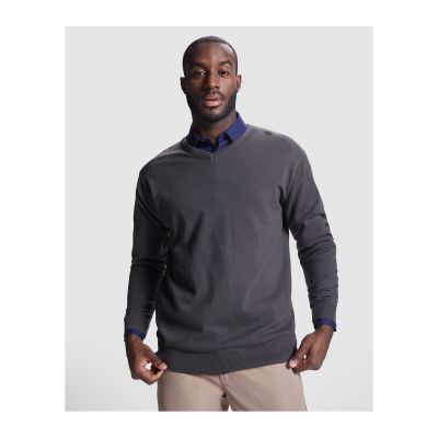 FAIRBANKS - Jersey para hombre con escote de pico en punto fino