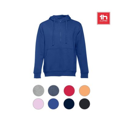THC AMSTERDAM - Sudadera para hombre, con cremallera y capucha