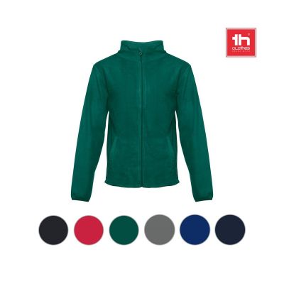 THC HELSINKI - Chaqueta polar para hombre, con cremallera