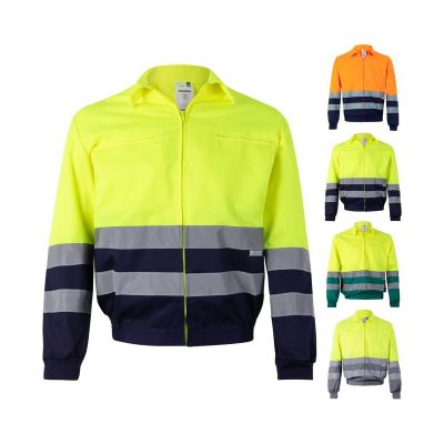 VL NEPTUNE - Chaqueta de sarga bicolor (210g/m²) en poliéster (80%) y algodón (20%)