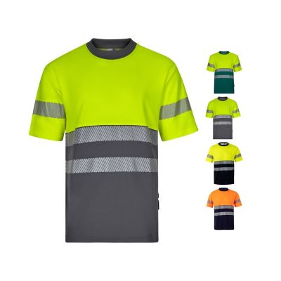 VL BASTET - Camiseta de piqué bicolor (150g/m²), en algodón (55%) y poliéster (45%)