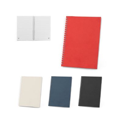 SCHILLER - Bloc de notas A5 con tapa flexible, fabricado con papel 100% reciclado