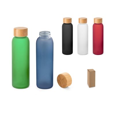 LILLARD GLASS - Botella de vidrio esmerilado de 520 ml