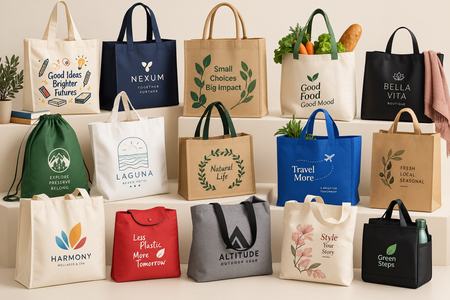 Bolsas shopper personalizadas en distintos modelos, colores y estilos