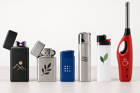 Comparativa de distintos modelos de encendedores personalizados
