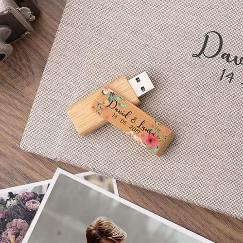 memorias usb de madera personalizadas