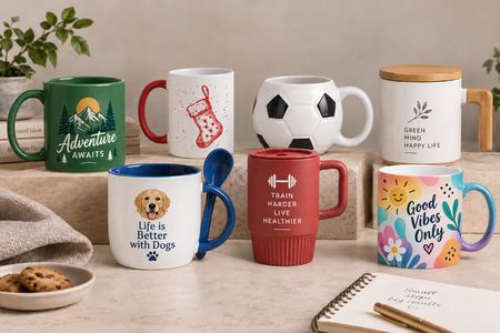 Tazas personalizadas de distintos modelos, colores y diseños