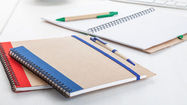 Cuadernos con bolígrafo personalizados