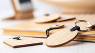Llaveros de madera personalizados
