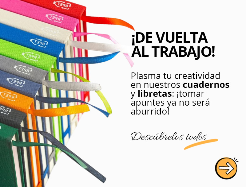 Libretas y cuadernos personalizados