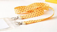 Lanyards con mosquetón doble personalizados
