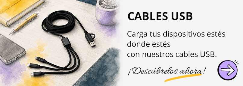 Cables cargadores USB personalizados