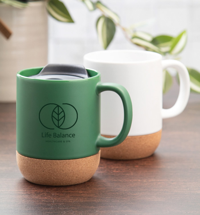 Tazas personalizadas como artículos promocionales o regalos corporativos