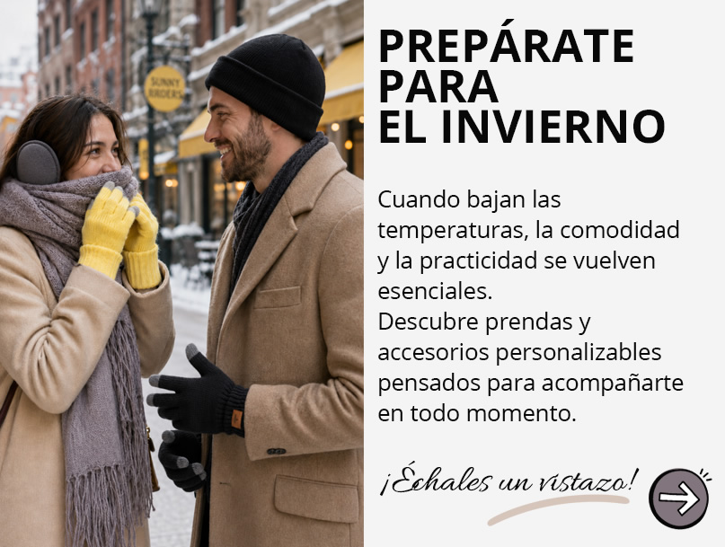 Artículos de invierno personalizados